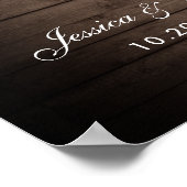 Roses Lantern Hochzeitsfeier Poster (Ecke)