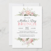 Roses Mother's Day Brunch Einladung (Vorderseite)
