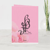 Roses Muttertag Karte (Rückseite)