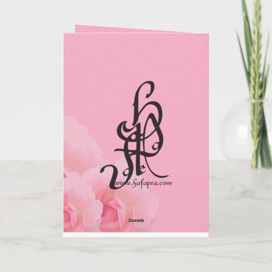 Roses Muttertag Karte (Rückseite)