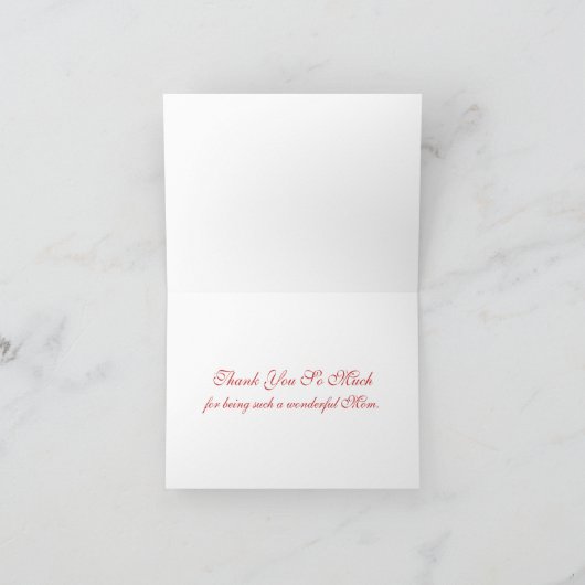 Roses Muttertag Karte (Innenseite)