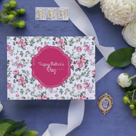 Roses Muttertag Karte