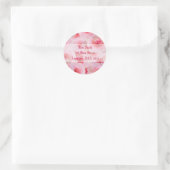 Roses Muttertag Runder Aufkleber (Tasche)