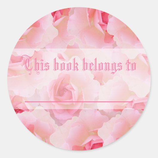 Roses Muttertag Runder Aufkleber (Vorderseite)