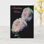 Roses Pair Geburtstag Karte (Gelbe Blume)
