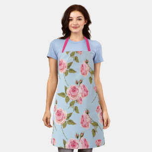 Roses & Polka Dots Pattern Schürze
