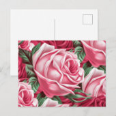 Roses Postkarte (Vorne/Hinten)