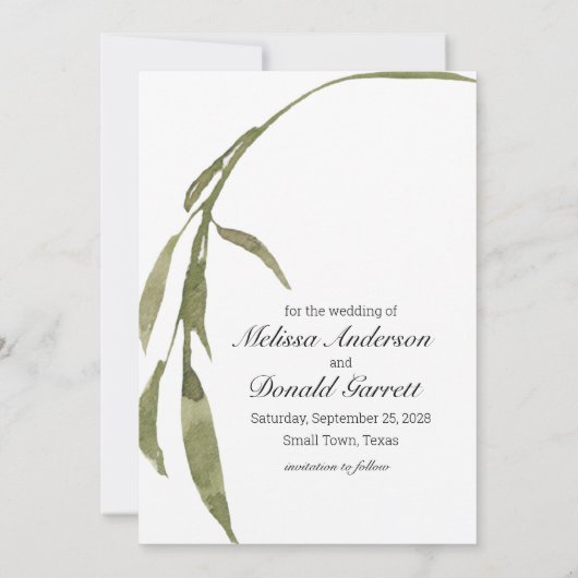 Roses Roses Blues Save the Date (Rückseite)