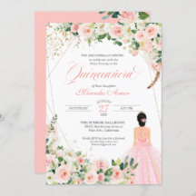 Roses Roses Blumenstrauß Quinceanera Feier in Rosa