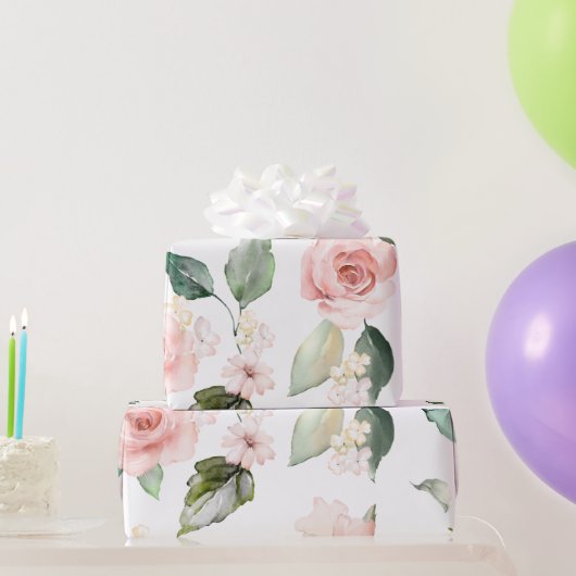 Roses Roses Elegante Geschenkpapier (Partygeschenke)