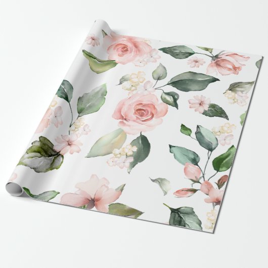 Roses Roses Elegante Geschenkpapier (Ungerollt)