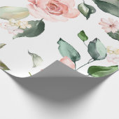 Roses Roses Elegante Geschenkpapier (Ecke)