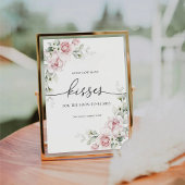 Roses Roses Guest wie viele Kisses Sign Sockelschild