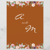 Roses Roses Hochzeitsliste (Rückseite)