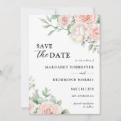 Roses Roses Rose Elegante Hochzeit Save the Date Einladung (Vorderseite)