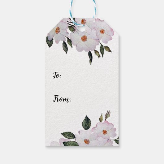 Roses Roses Roses Geschenkanhänger (Rückseite)