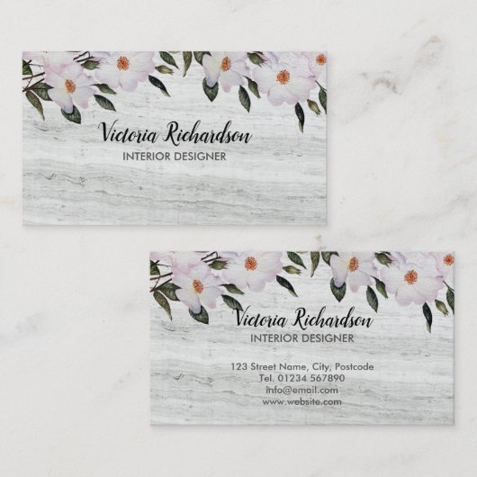 Roses Roses Roses Visitenkarte (Vorne/Hinten)