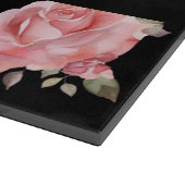 Roses Shabbat Challah Board Schneidebrett (Ecke)