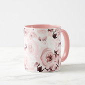 Roses Shabby Chic Glam Tasse (VorderseiteRechts)