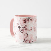 Roses Shabby Chic Glam Tasse (Vorderseite Links)