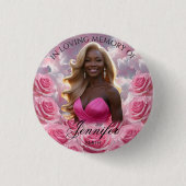 Roses Sky Memorial Button Pink Sky Memorial (Vorderseite)
