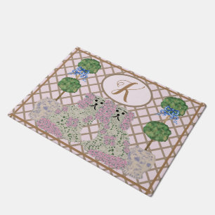 Roses Staffordshire Hunde Topiary Fußmatte