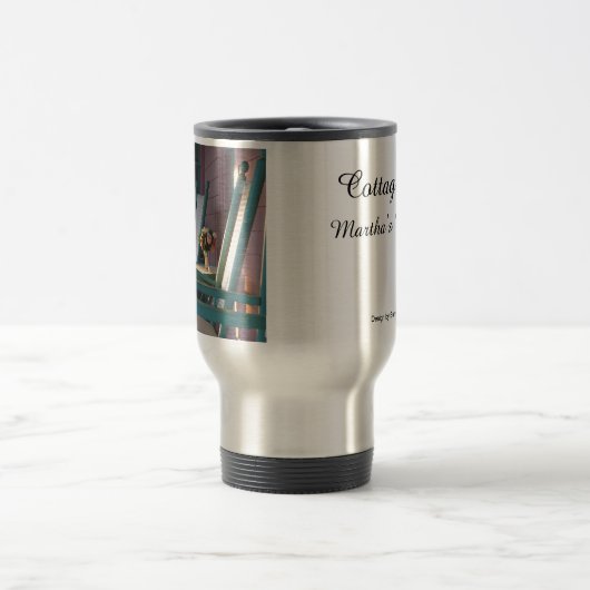 Roses Sunrise - Martha's Vineyard Reisebecher (Mittel)