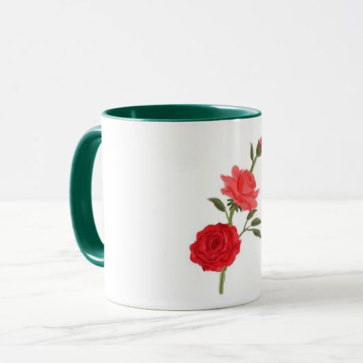 Roses Tasse (Vorderseite Links)