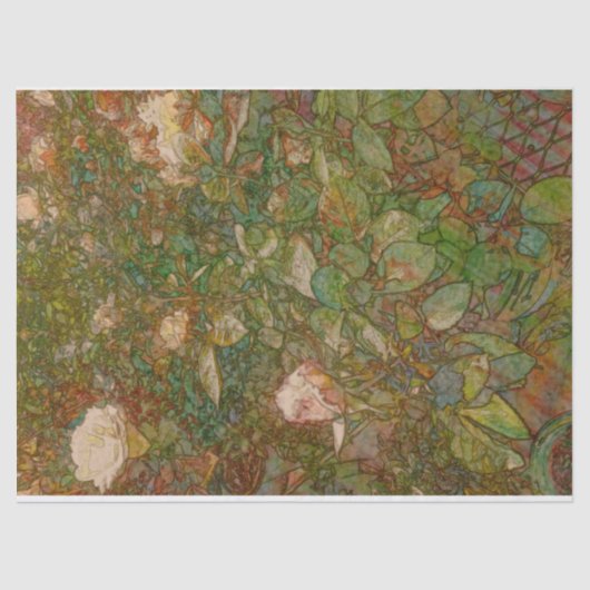 Roses Tissue Paper Seidenpapier (Vorderseite)