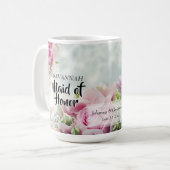 Roses Trauzeugin Roses Gastgeschenk Hochzeit Kaffeetasse (Vorderseite Links)