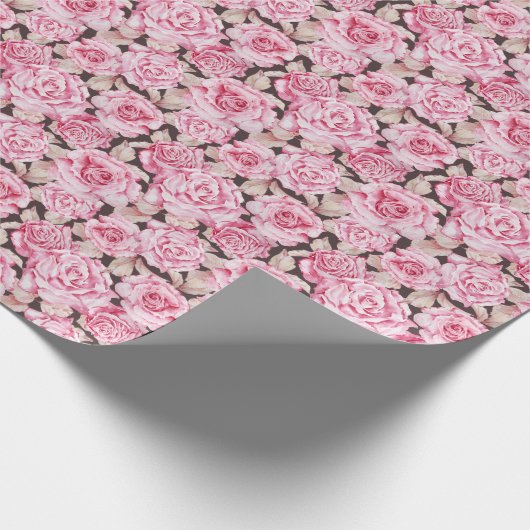 Roses Valentinstag Geschenkpapier (Ecke)