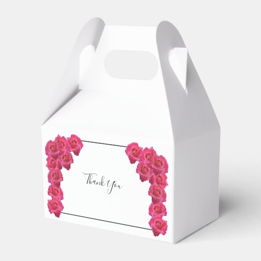Roses Wedding-Geschenk Geschenkschachtel (Rückseite)