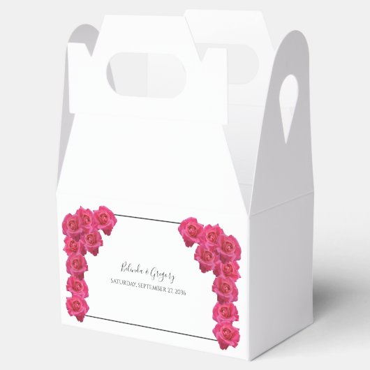 Roses Wedding-Geschenk Geschenkschachtel (Geöffnet)