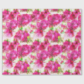 Roses Wedding Giftwrap Geschenkpapier (Flach)