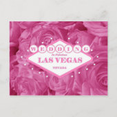 Roses Wedding in Las Vegas Postkarte (Vorderseite)
