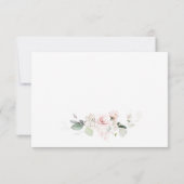 Roses Wedding RSVP Replikkarte Karte (Rückseite)