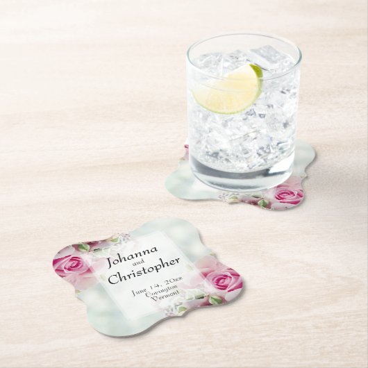 Roses Wedding Untersetzer (Vor Ort)