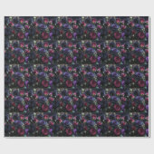 Roses Wrapping paper Geschenkpapier (Flach)