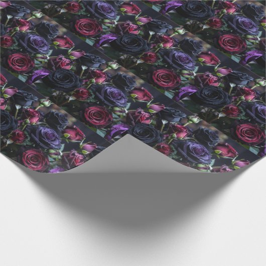 Roses Wrapping paper Geschenkpapier (Ecke)