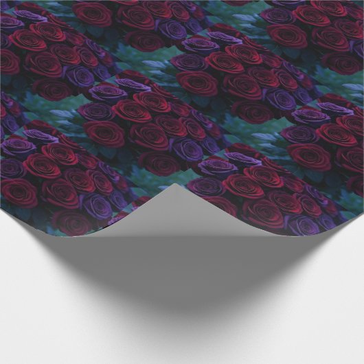Roses Wrapping paper Geschenkpapier (Ecke)