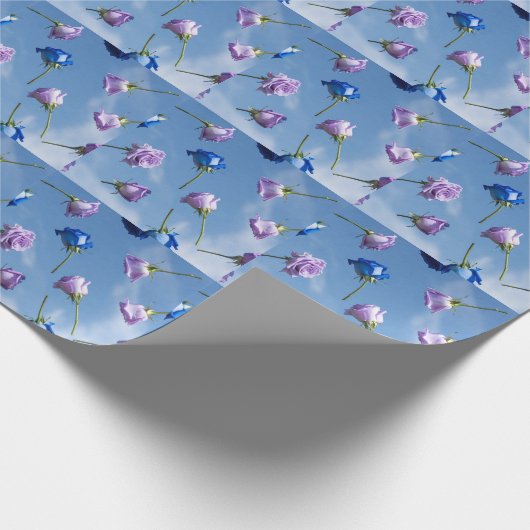 Roses Wrapping paper Geschenkpapier (Ecke)