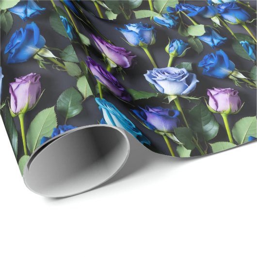 Roses Wrapping paper Geschenkpapier (Rolleneckpunkt)