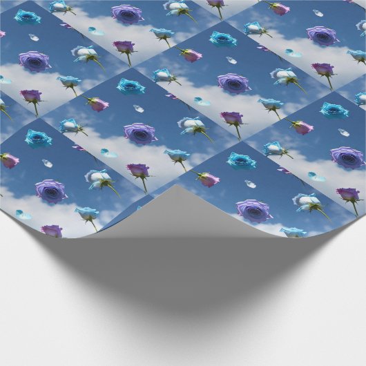 Roses Wrapping paper Geschenkpapier (Ecke)