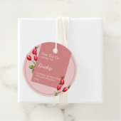 Roseship Herbal Tea Business Tag Geschenkanhänger (Beispiel)