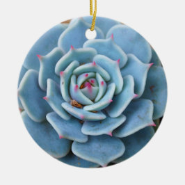 Rosesucculent-Verzierung Keramik Ornament