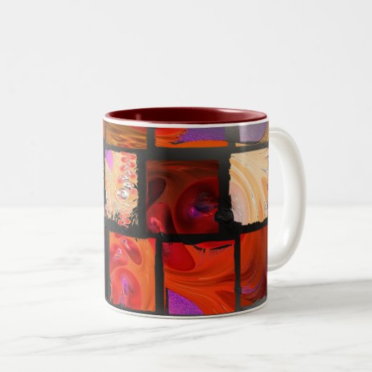 Rosetiles Zweifarbige Tasse (VorderseiteRechts)