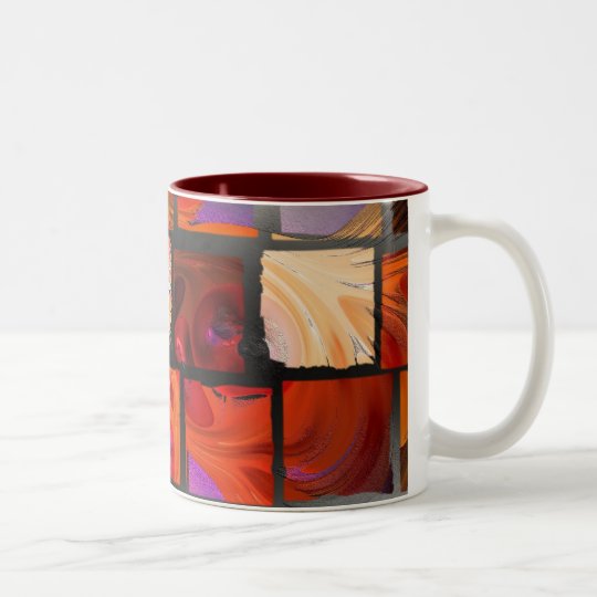 Rosetiles Zweifarbige Tasse