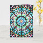 Rosetta-Muster-Geschenkkarte (beliebig) Karte (Gelbe Blume)