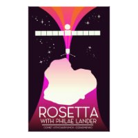 Rosetta & Philae Lander Space Art.
