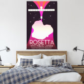 Rosetta & Philae Lander Space Art. Leinwanddruck (Insitu (Schlafzimmer))